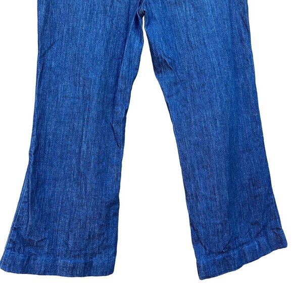 Old Navy The Flirt Dark Blue Flare Bell Bottom Jeans Size 16 - Picture 9 of 12